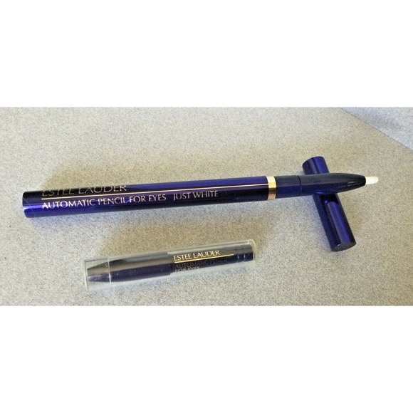 Estee Lauder Automatic Pencil WHITE Eyeliner +FREE Refill HTF Discontinu… - Picture 4 of 10